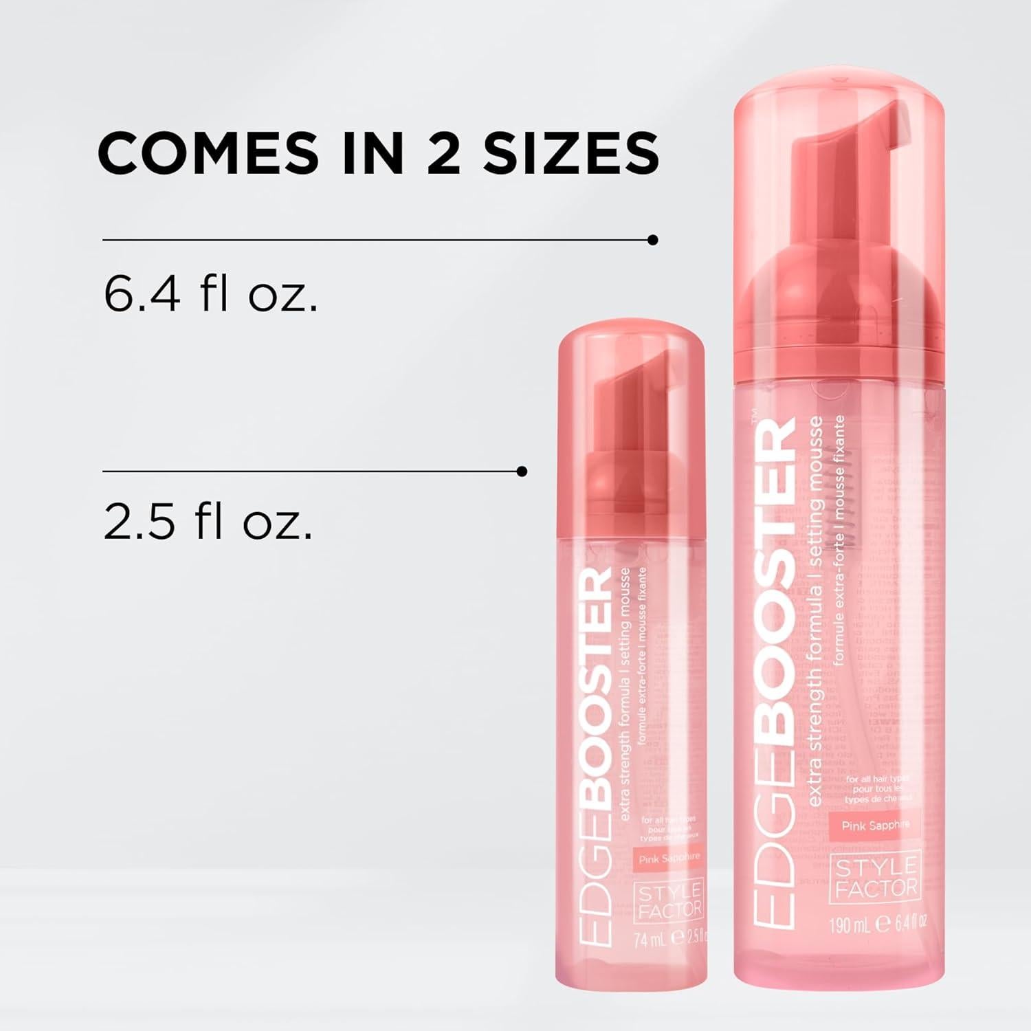 Mousse de Fijación Extra Fuerte Estilo Factor 2.5oz Ámbar