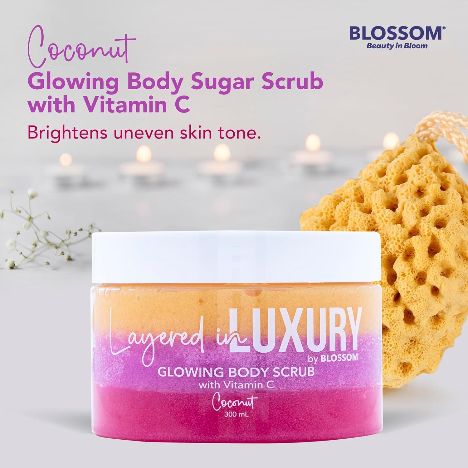 Exfoliante Corporal Espuma Blossom Coco 300ml - Lujo y Vitamina C