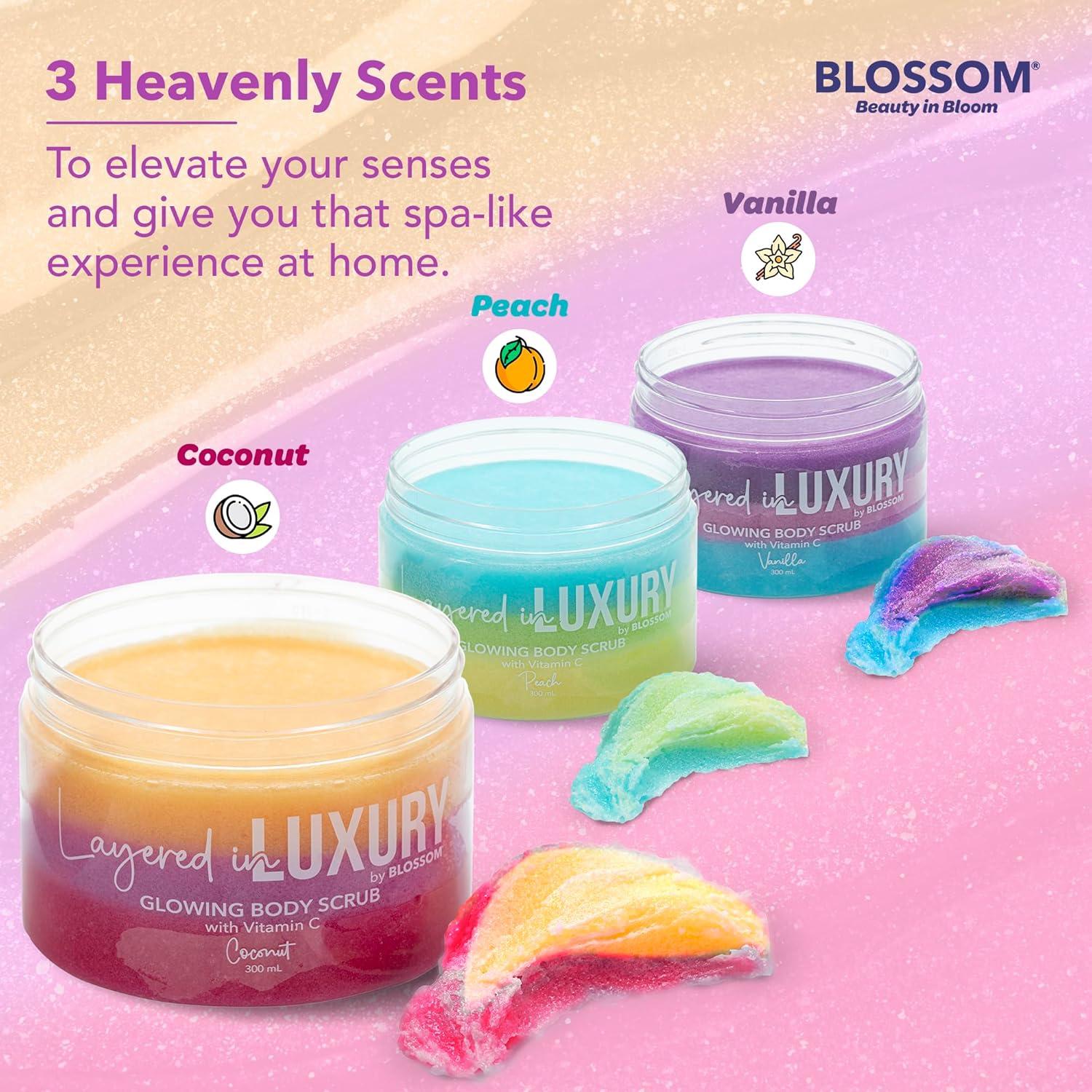 Exfoliante Corporal Espuma Blossom Coco 300ml - Lujo y Vitamina C