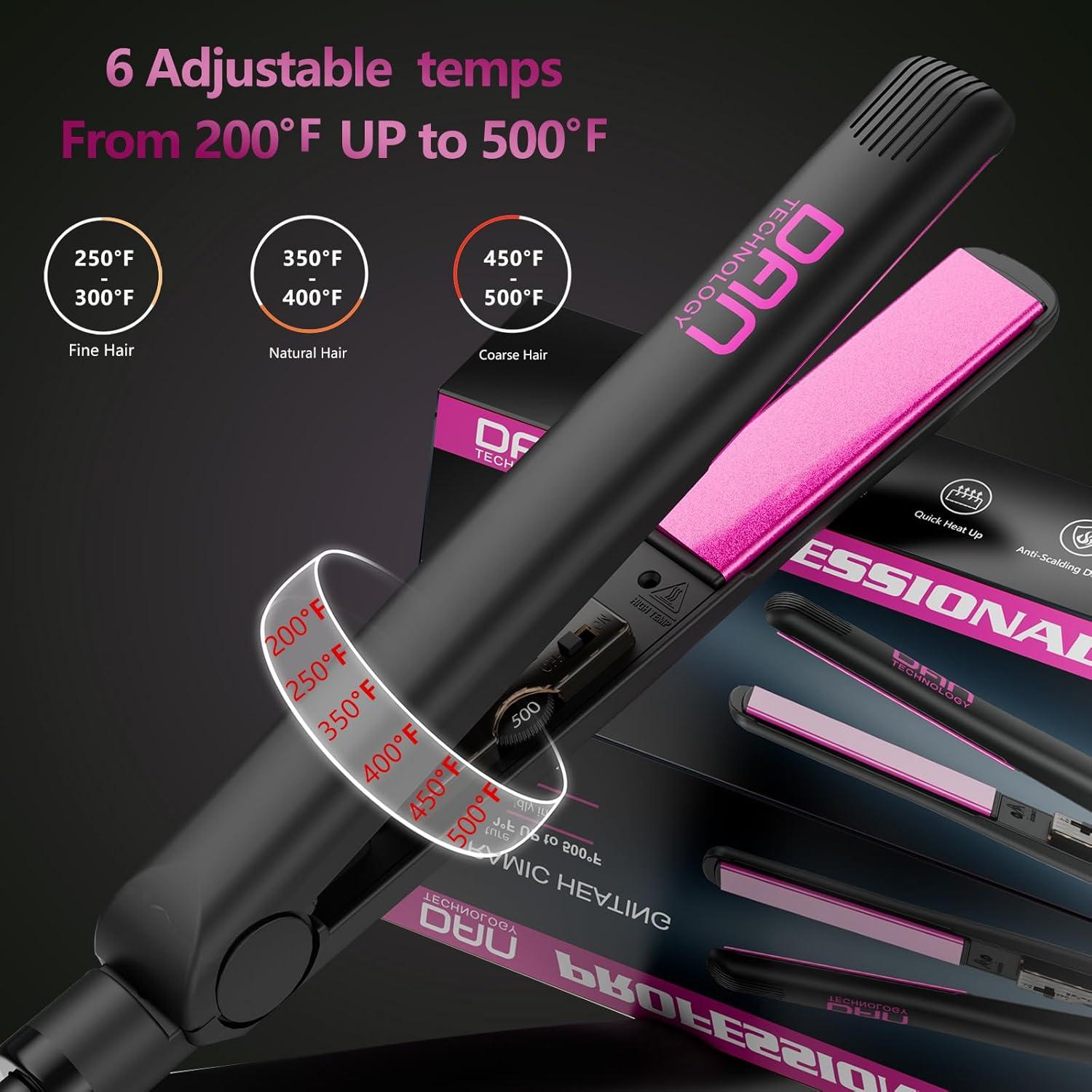 Plancha de Cerámica DAN Technology 1" Temperatura Ajustable