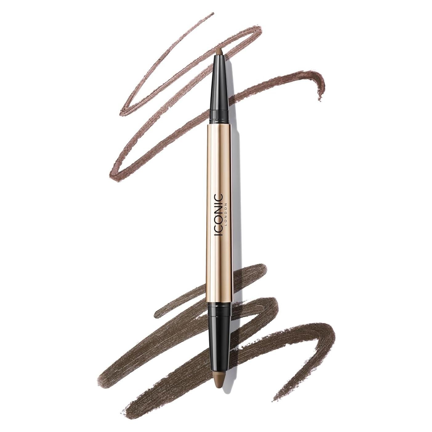 Delineador de Ojos Ahumados ICONIC LONDON 2 en 1 Marrón