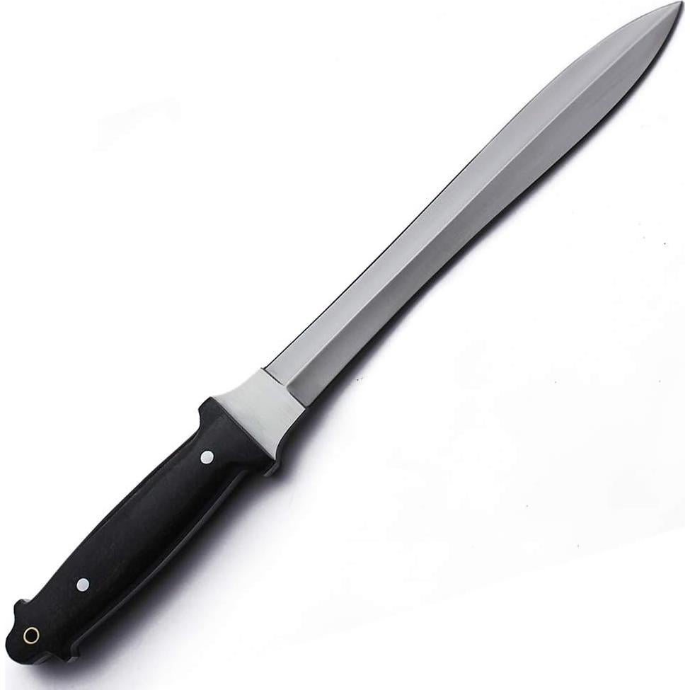 Cuchillo Táctico GCS231 de Supervivencia con Funda de Cuero