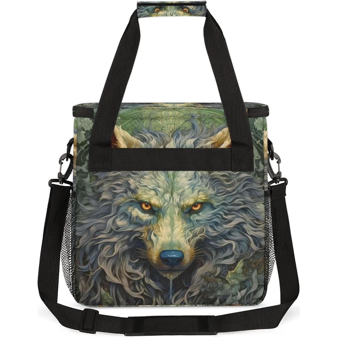 Bolsa de viaje vintage Wolf para cafetera Keurig K-Mini