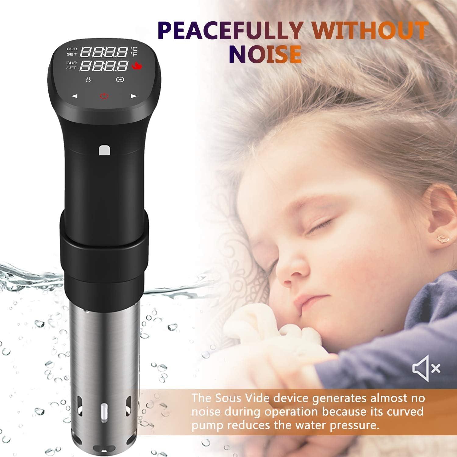 Fityou Sous Vide Cooker 1100W Acero Inoxidable Preciso