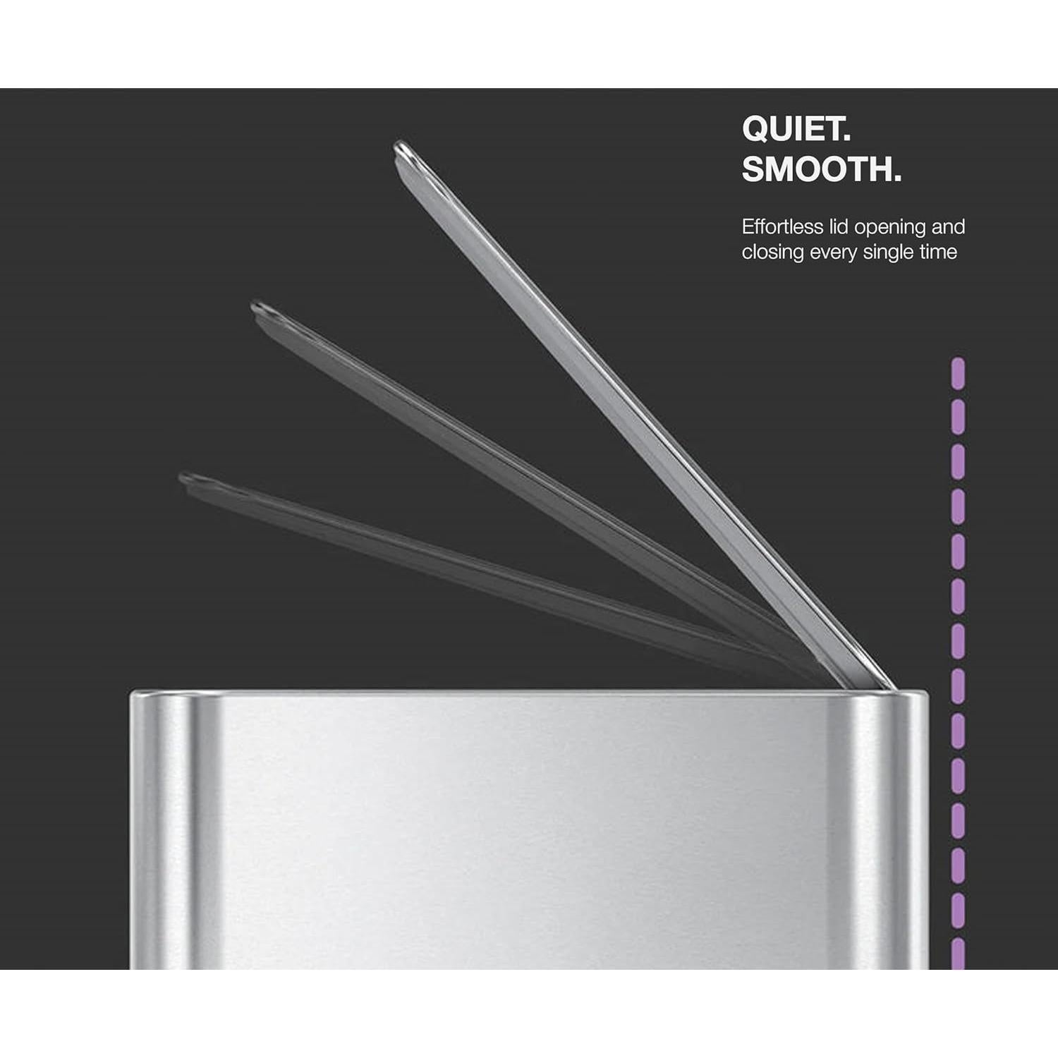 Basurero Mini Recycler Doble Compartimento simplehuman 15L