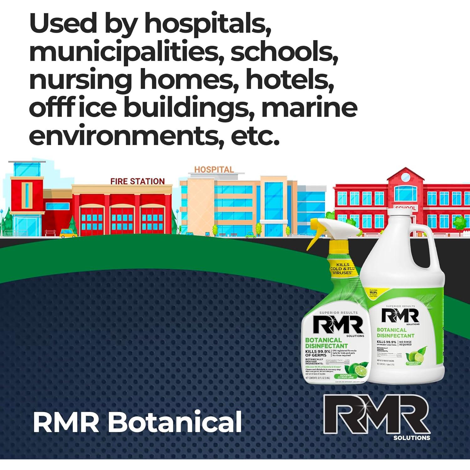 Desinfectante Botánico RMR Brands 946ml - Elimina 99.9% Virus