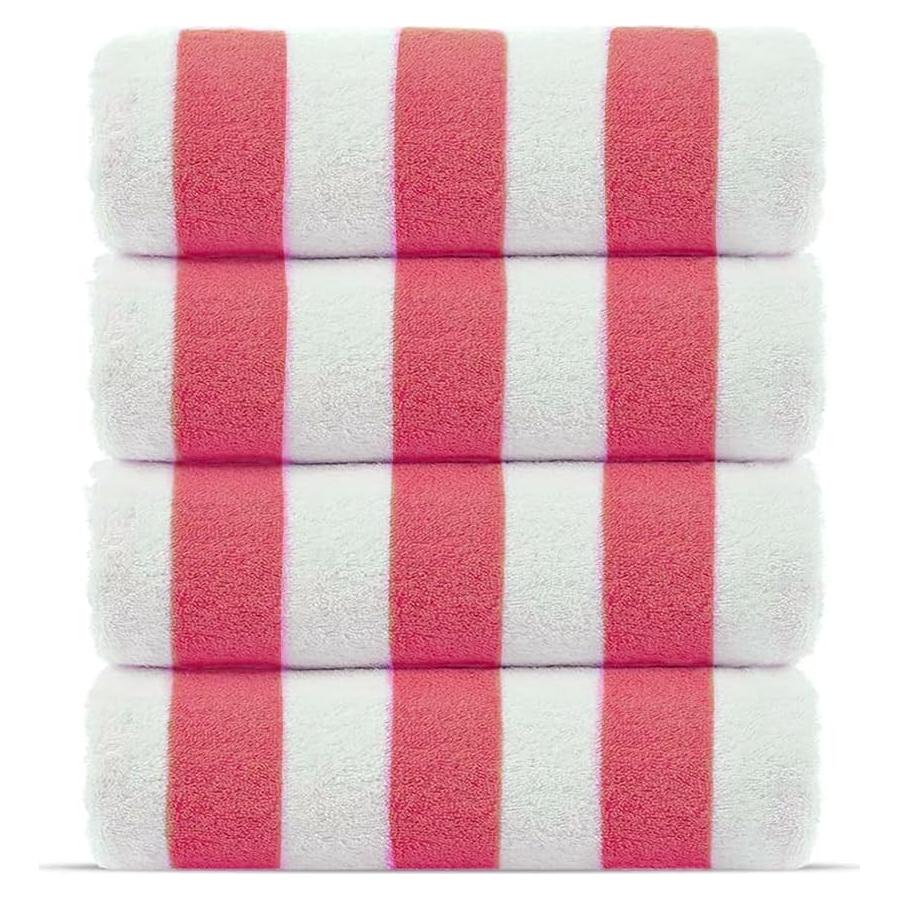 Toallas de Playa Candy Cottons 100% Algodón 152x76 cm Pack 4