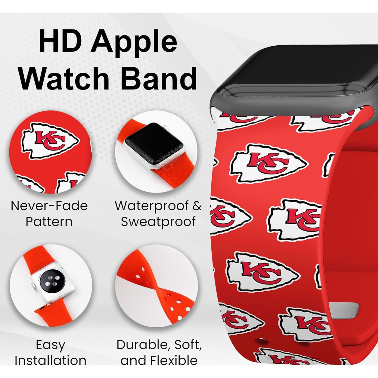Combo HD Game Time Kansas City Chiefs para Apple Watch y AirPods