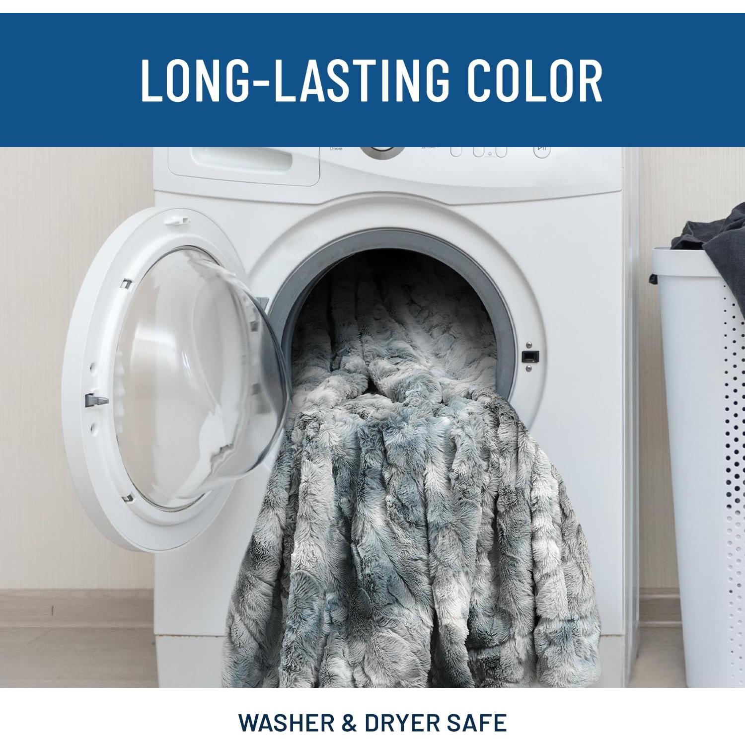 Manta de piel sintética azul ártico Everlasting Comfort 127x165cm