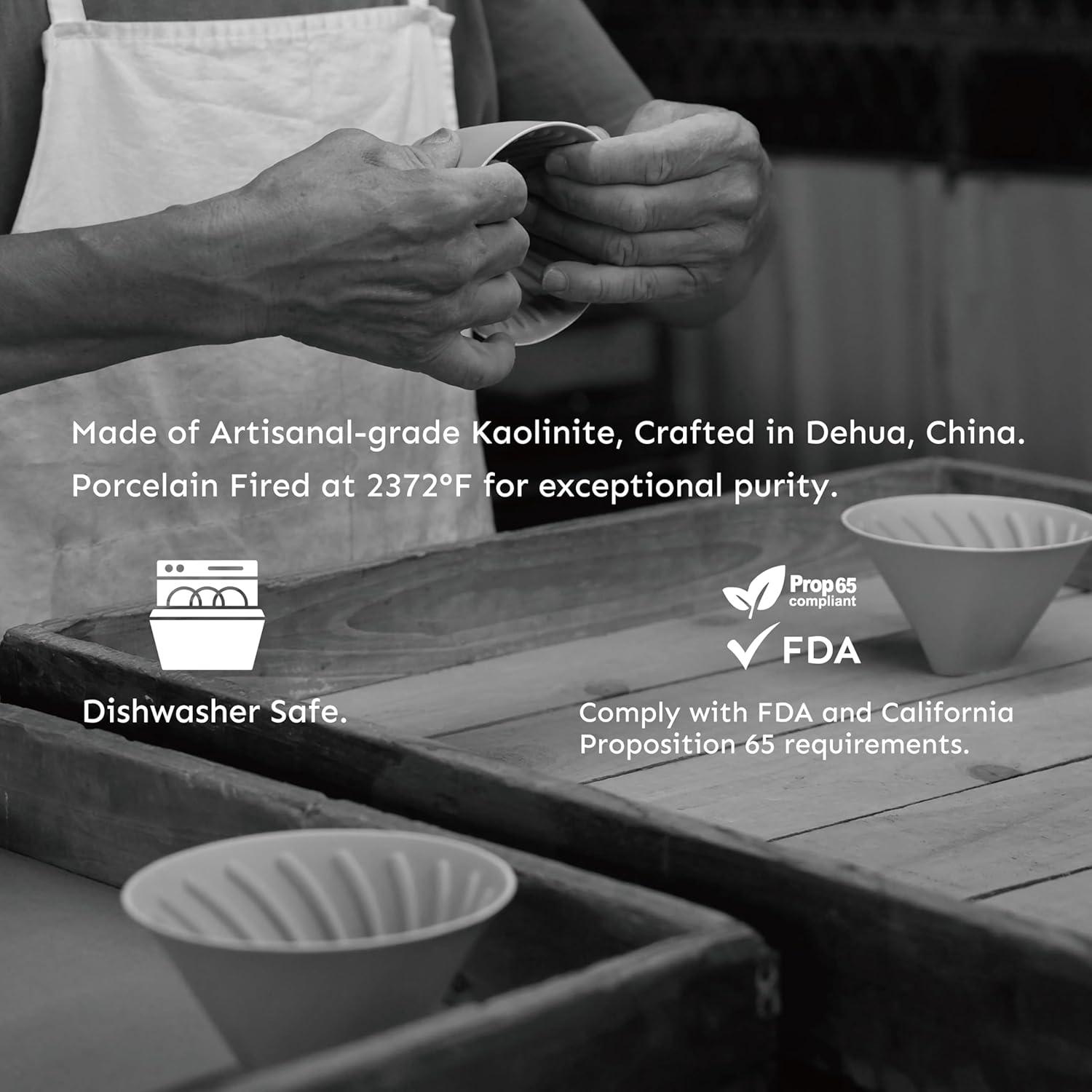 Set de 3 Gotero de Café Palatti Universal - Porcelana Modular