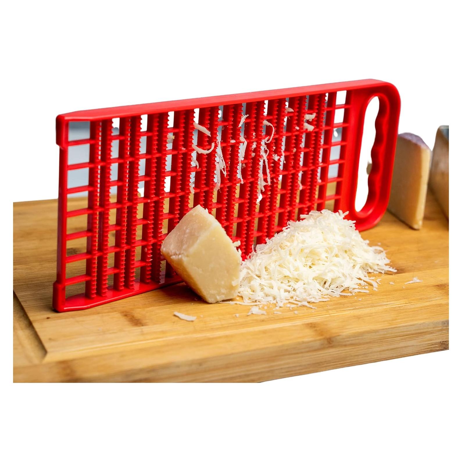 Rallador de Cocina Mejor Utensilio de Cocina Rojo 2 en 1