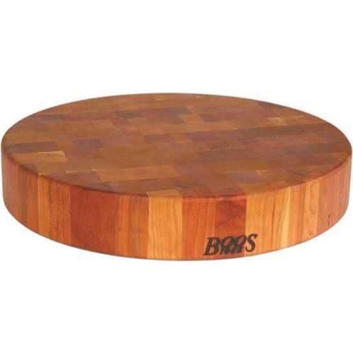 Tabla de Cortar Redonda John Boos Cereza 45.72cm Grosor 7.62cm