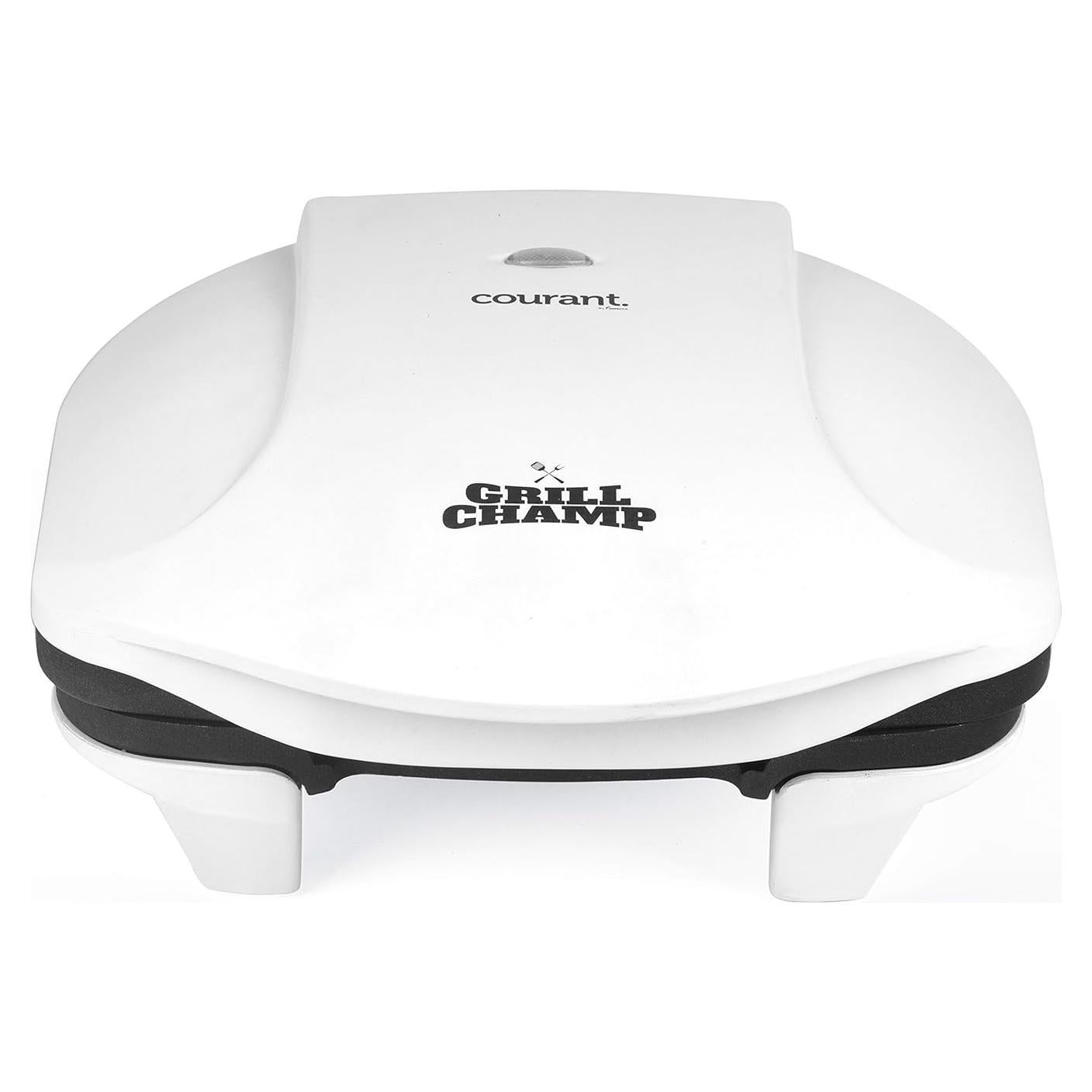 Parrilla Eléctrica Courant CCG2871W para 2 Porciones Blanca