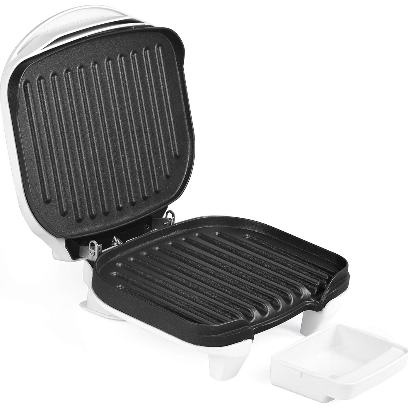 Parrilla Eléctrica Courant CCG2871W para 2 Porciones Blanca