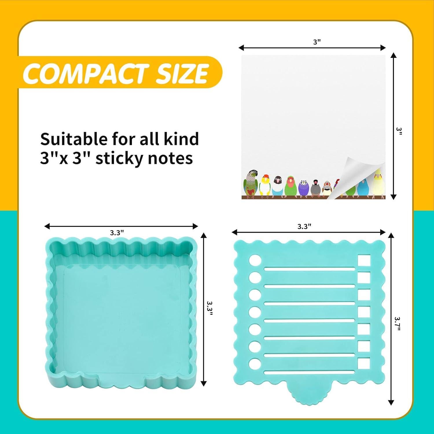 Soporte para Notas Adhesivas Litacimi Azul Compacto