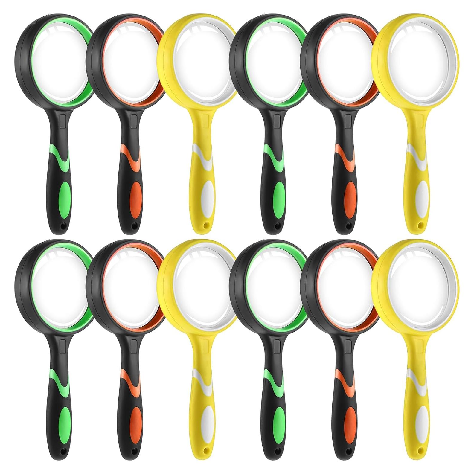 Lupa de Lectura Dimeho 10X 12 Pcs Antideslizante 50 mm