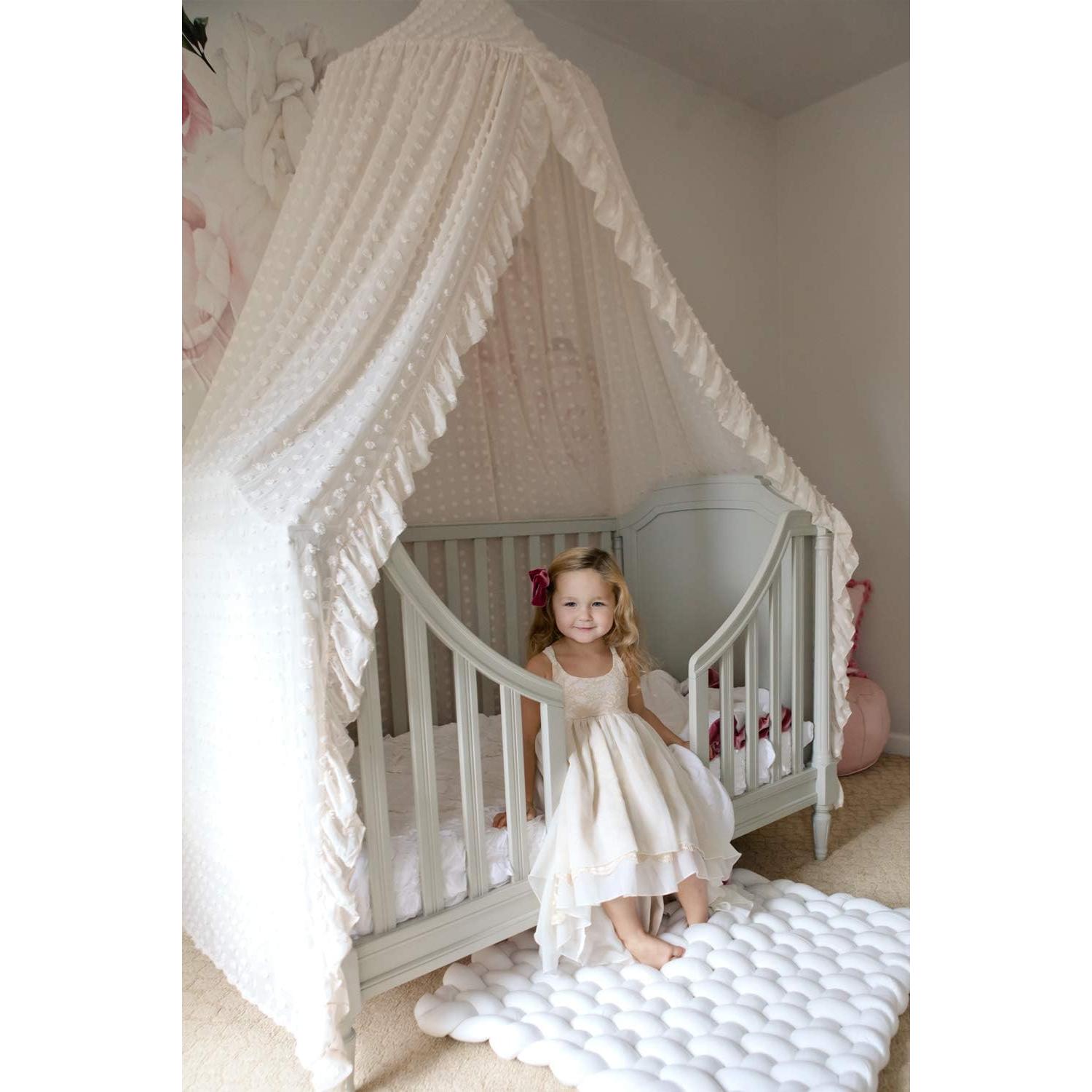 Cúpula para Cama de Niños Wonder Space - Chifón Beige 240 cm