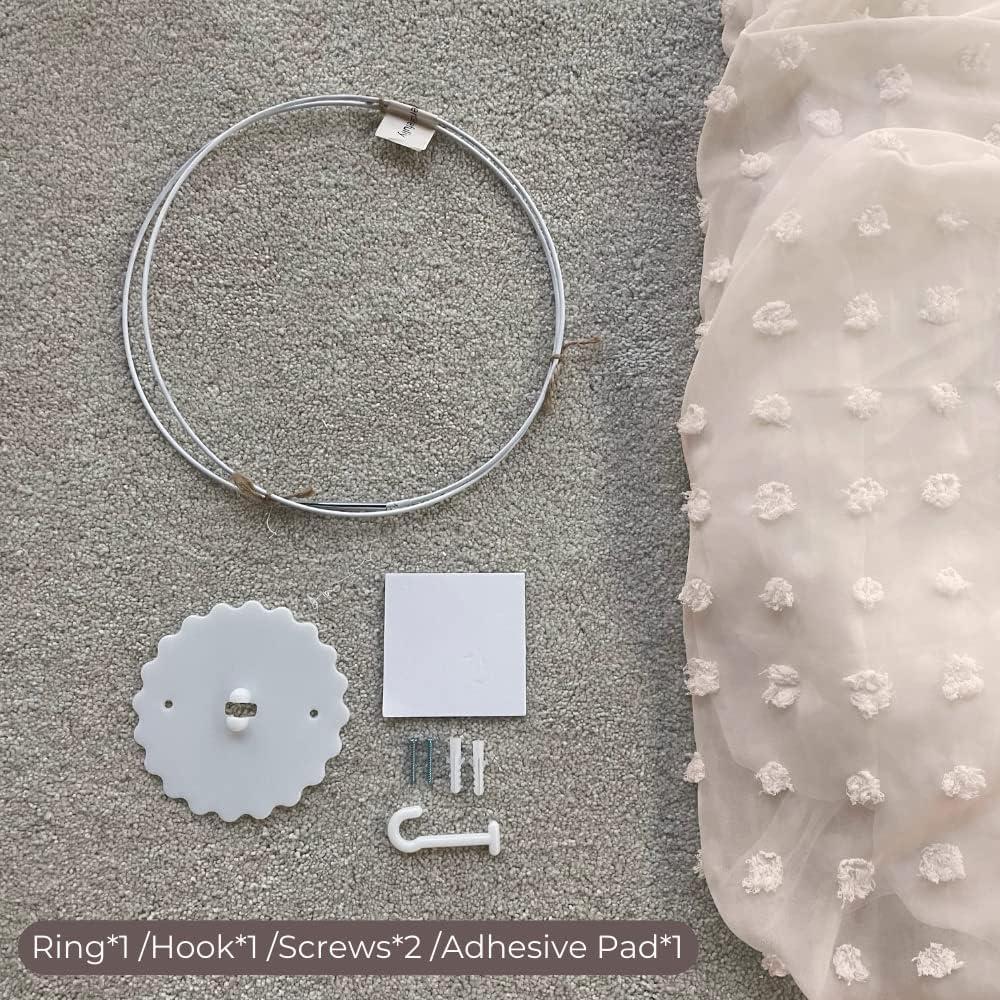 Cúpula para Cama de Niños Wonder Space - Chifón Beige 240 cm