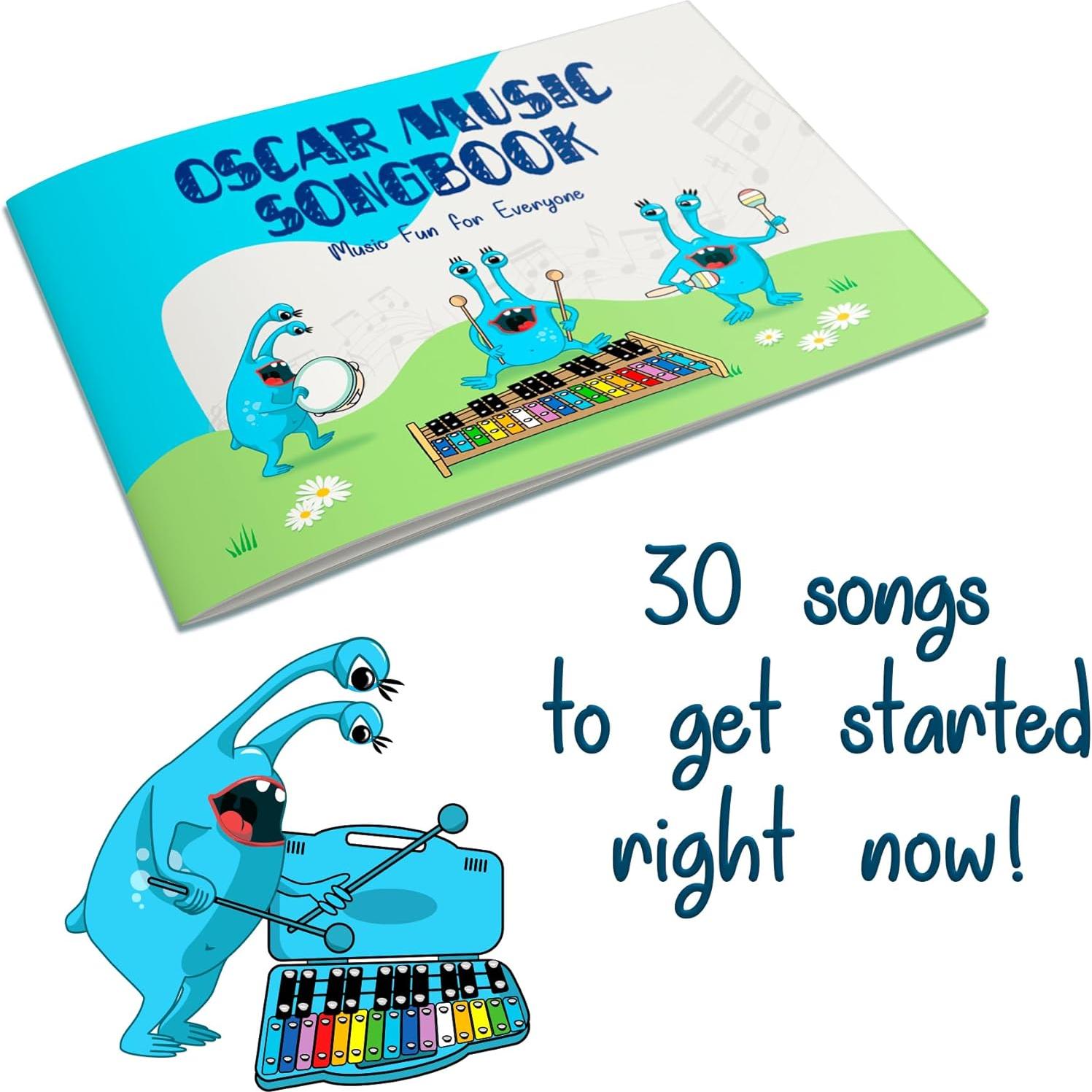 Xilófono Glockenspiel MiniArtis 25 Notas Metal Colorido