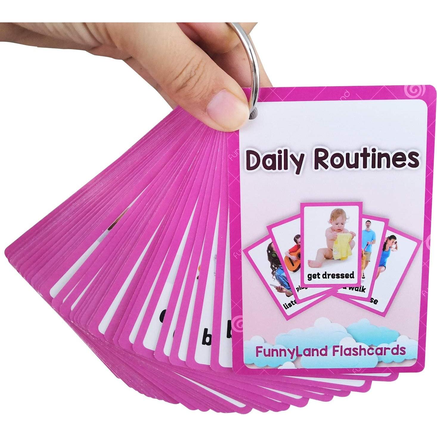 Tarjetas Flash Educativas Rutinas Diarias Richardy 45 Piezas