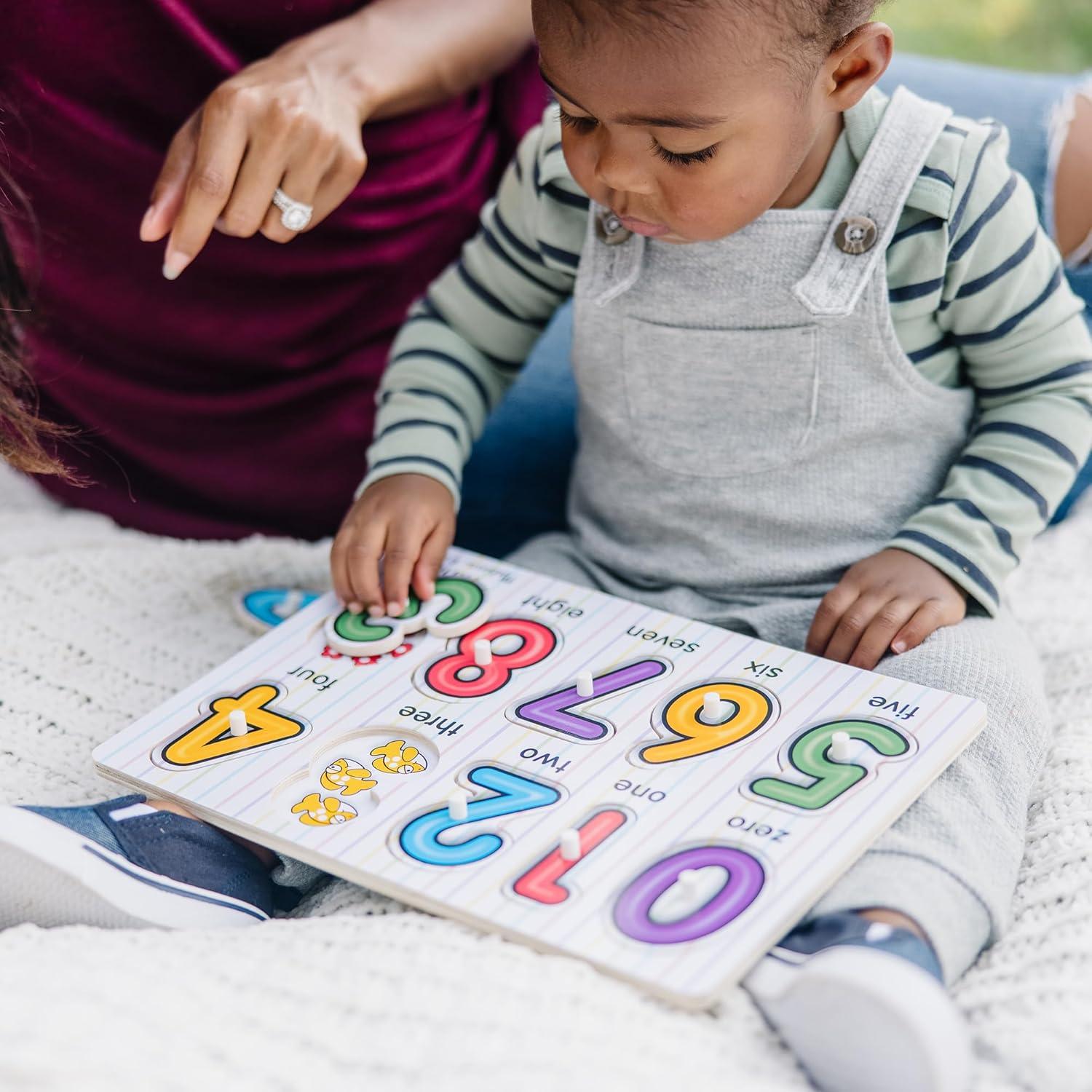 Rompecabezas de Madera Melissa & Doug Números 10 Piezas