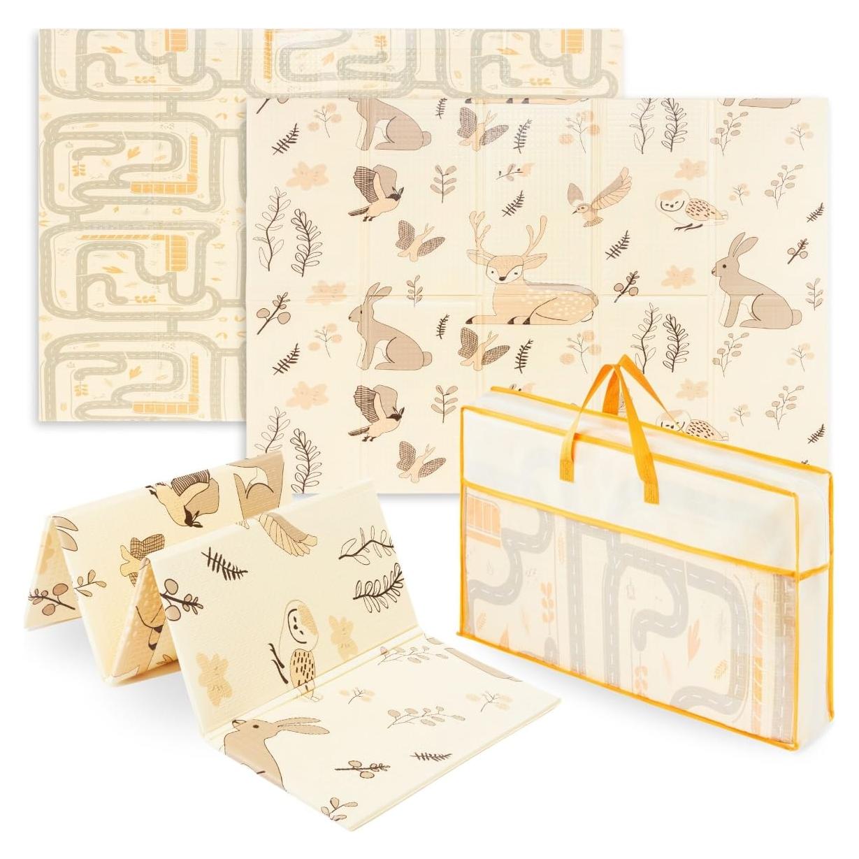 Alfombra de Juego Plegable Mamabrum 180x120cm Doble Cara