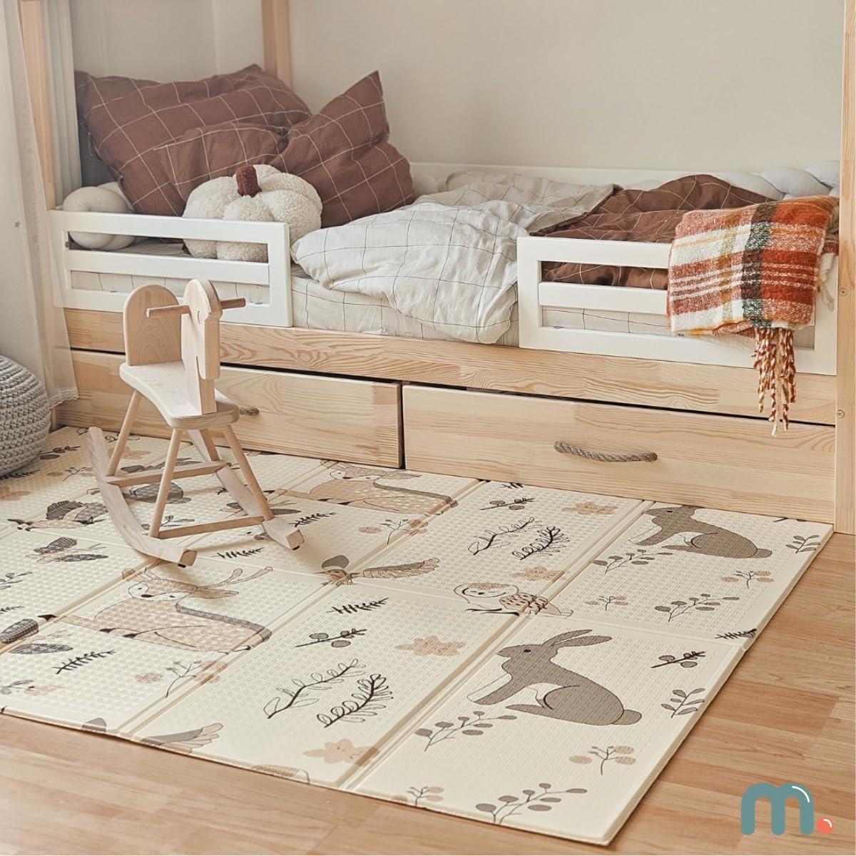 Alfombra de Juego Plegable Mamabrum 180x120cm Doble Cara