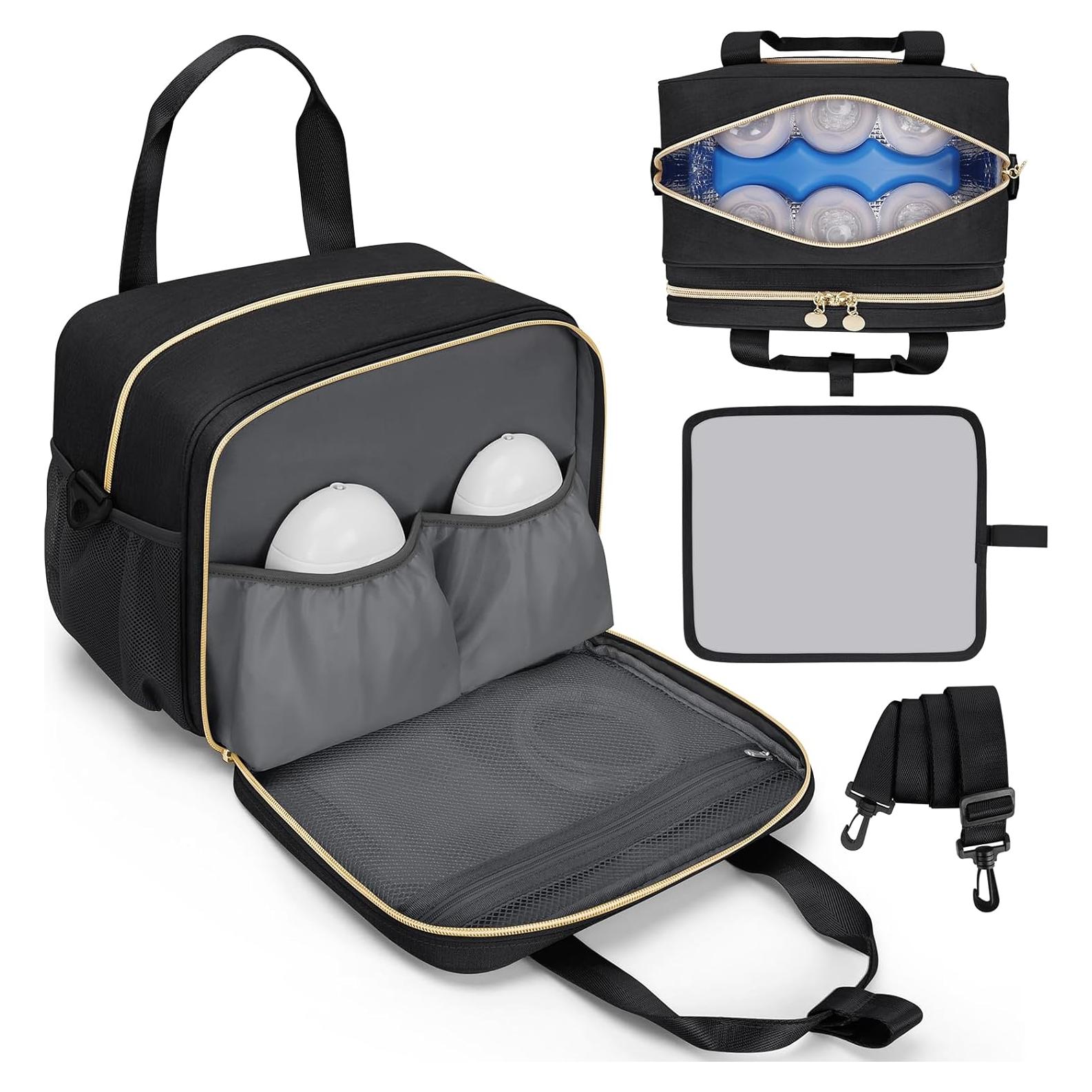 Bolsa Extractora de Leche Materna OCKLILY Negra Aislada 0.55 kg