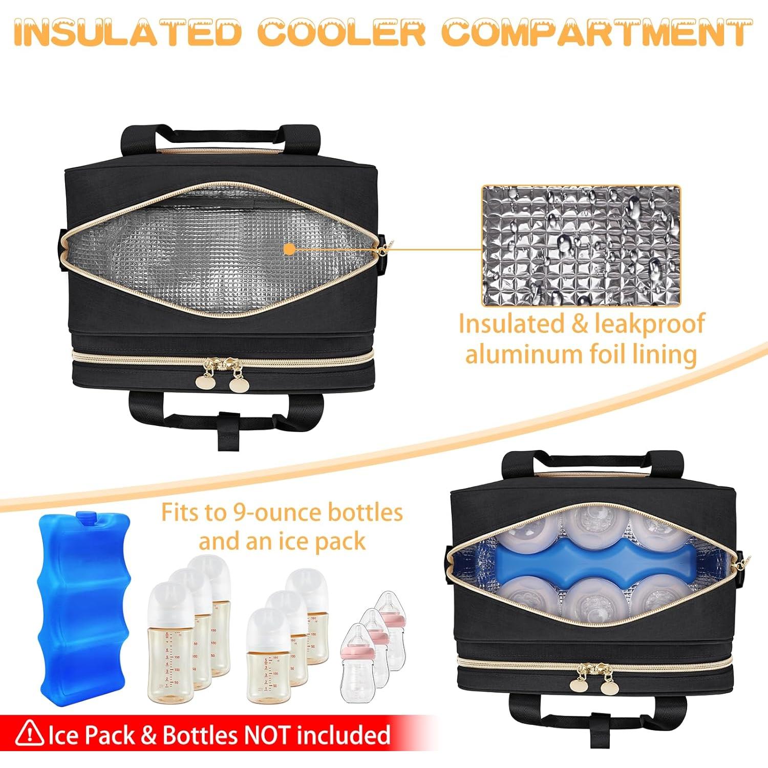 Bolsa Extractora de Leche Materna OCKLILY Negra Aislada 0.55 kg