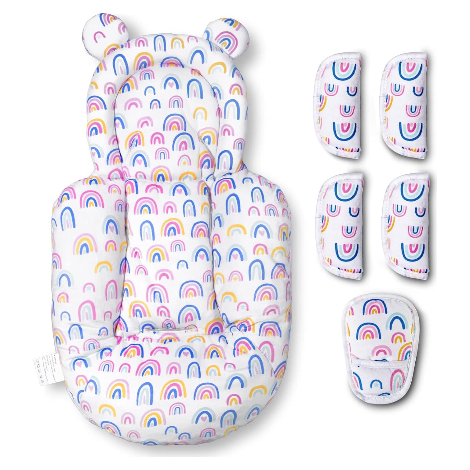 Inserto para Bebés FEISIKE Compatible con Graco y 4moms - Blanco