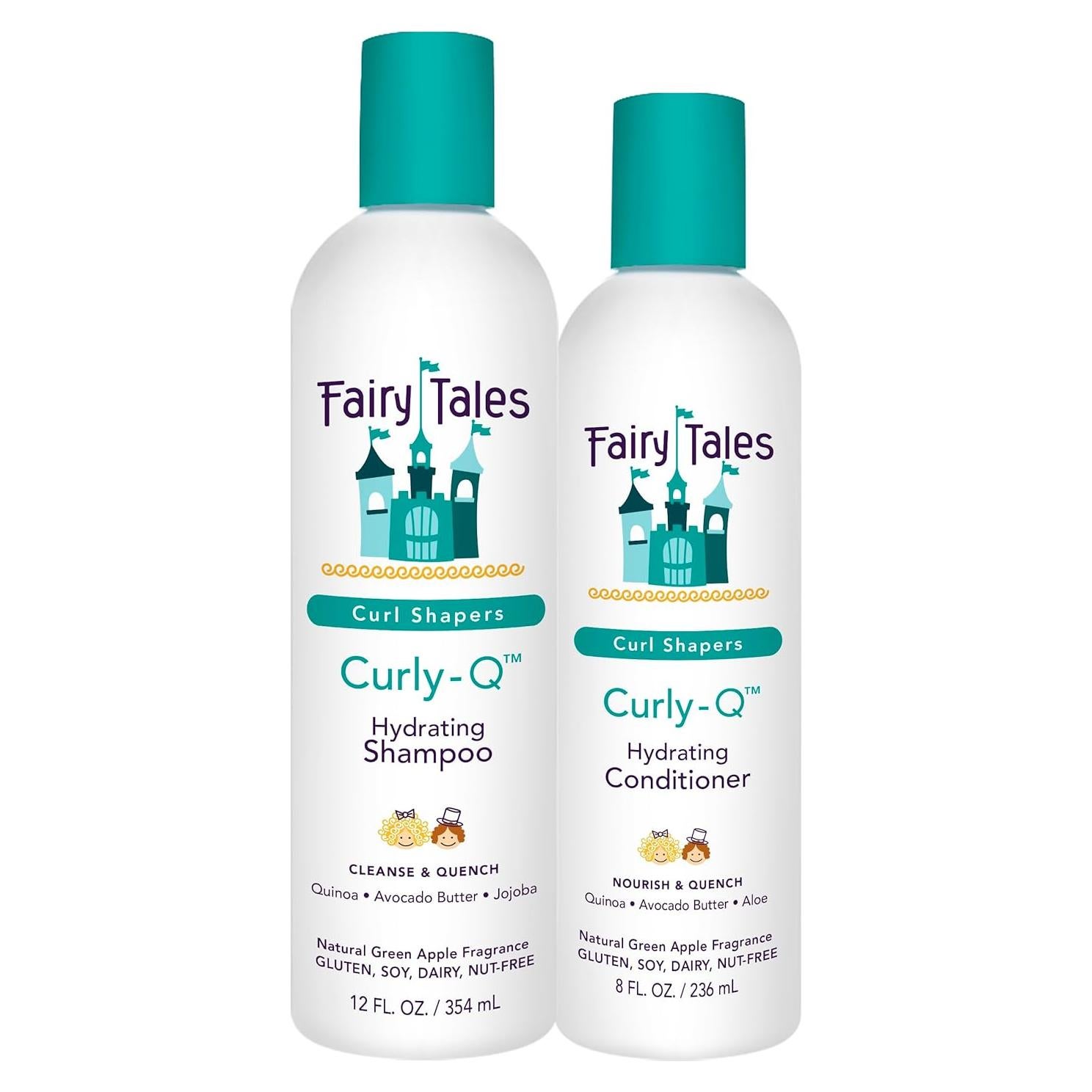 Champú y Acondicionador Curly Q Fairy Tales 2 Piezas 355ml