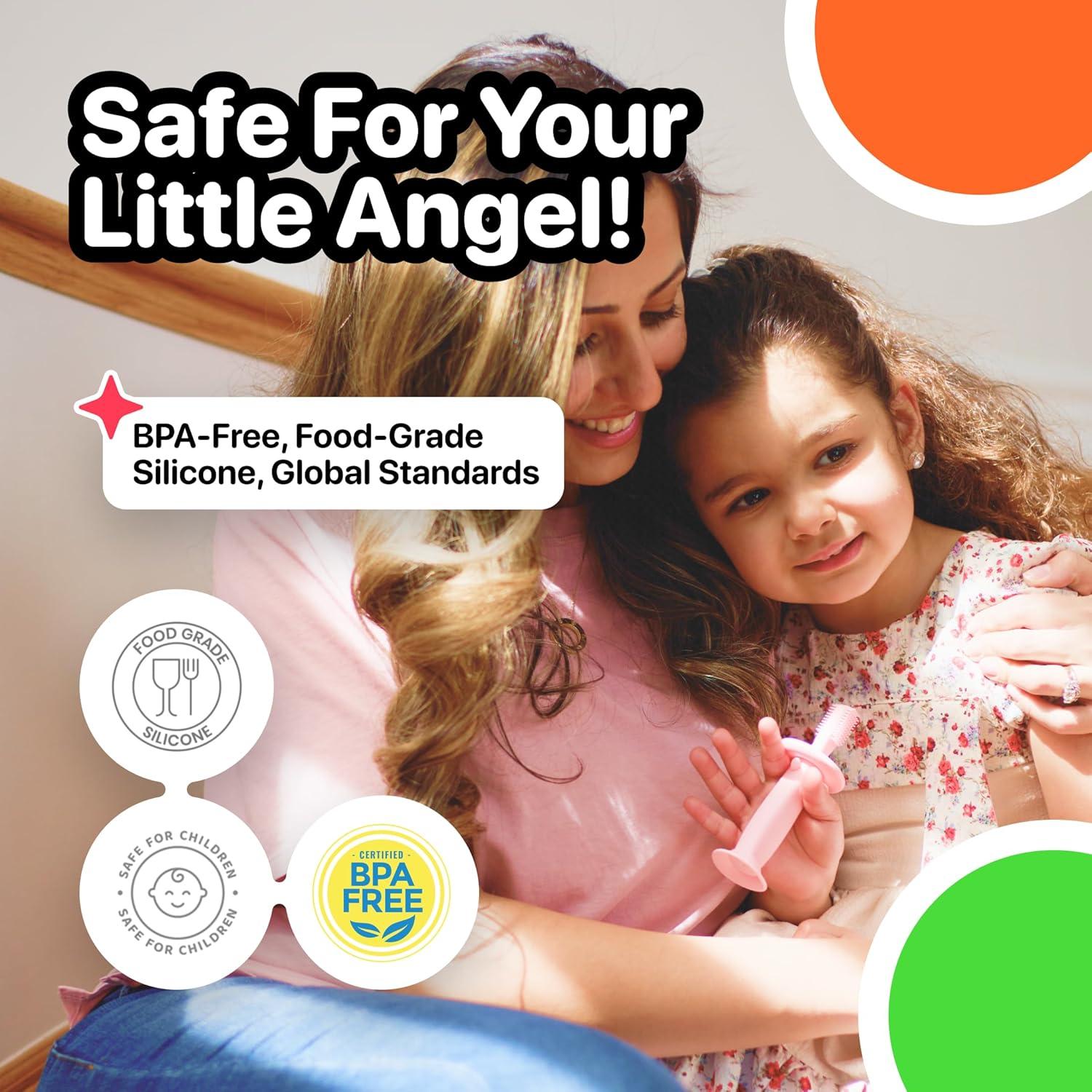 Mordedor y Cepillo Eléctrico KLOUDYS Azul 2 en 1 para Bebés