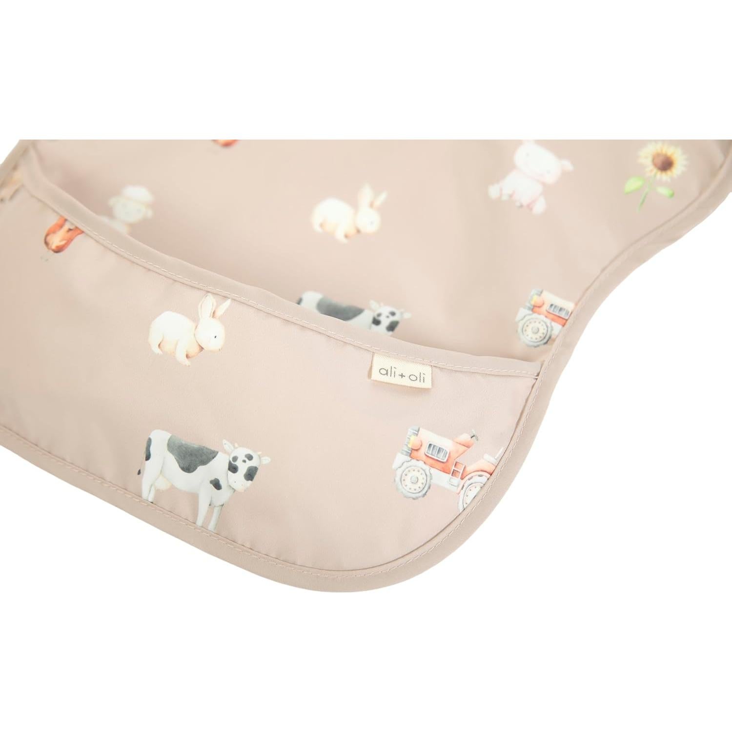 Babero Smock Ali+Oli para Bebés - Impermeable y Lavable