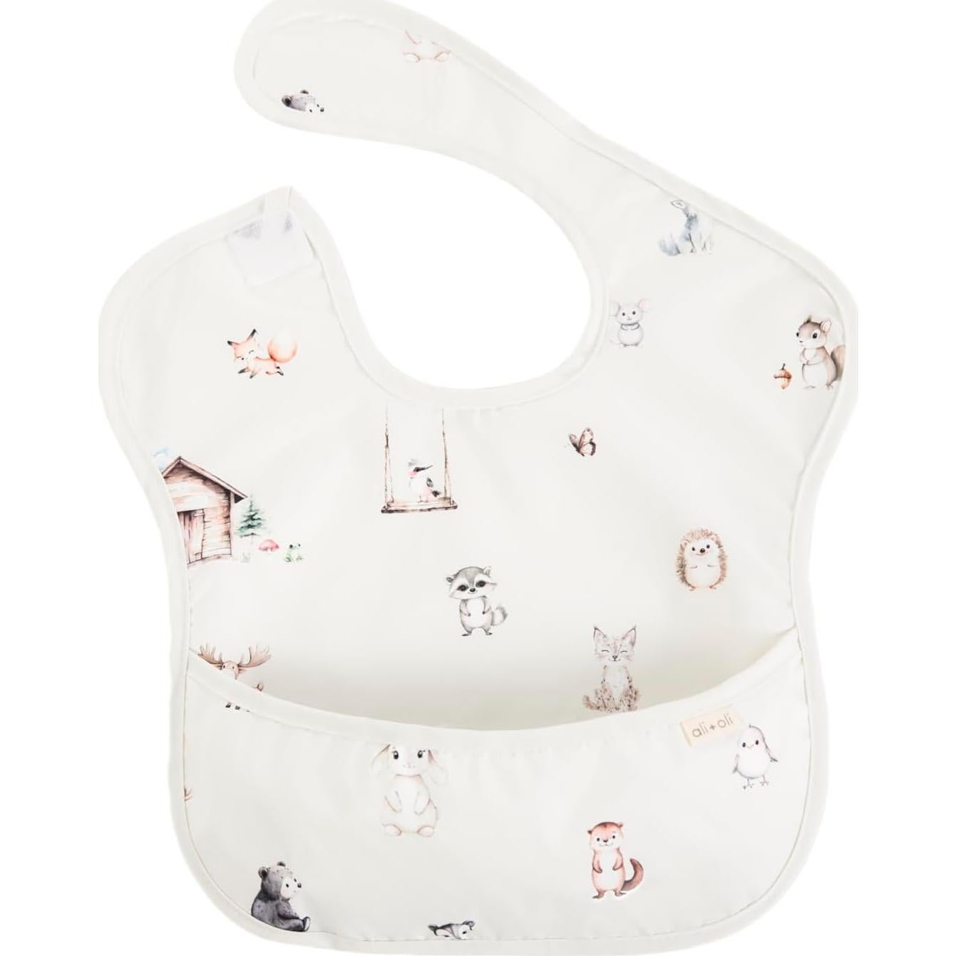 Babero Smock Ali+Oli para Bebés - Impermeable y Lavable