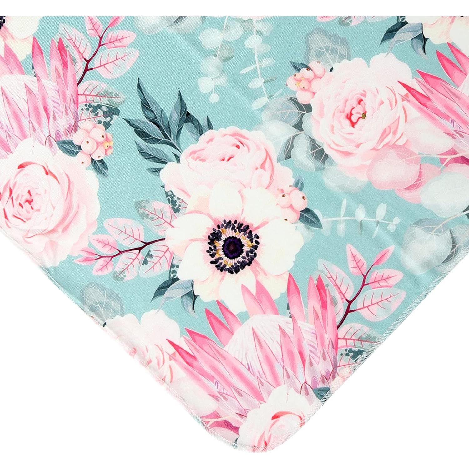 Conjunto Manta Swaddle y Diadema Bebé Galabloomer Floral