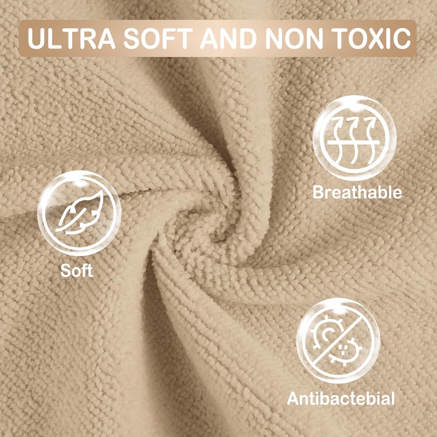 Toallitas de Baño Softan para Bebés 24 Pcs Ultra Suaves 22.86 cm