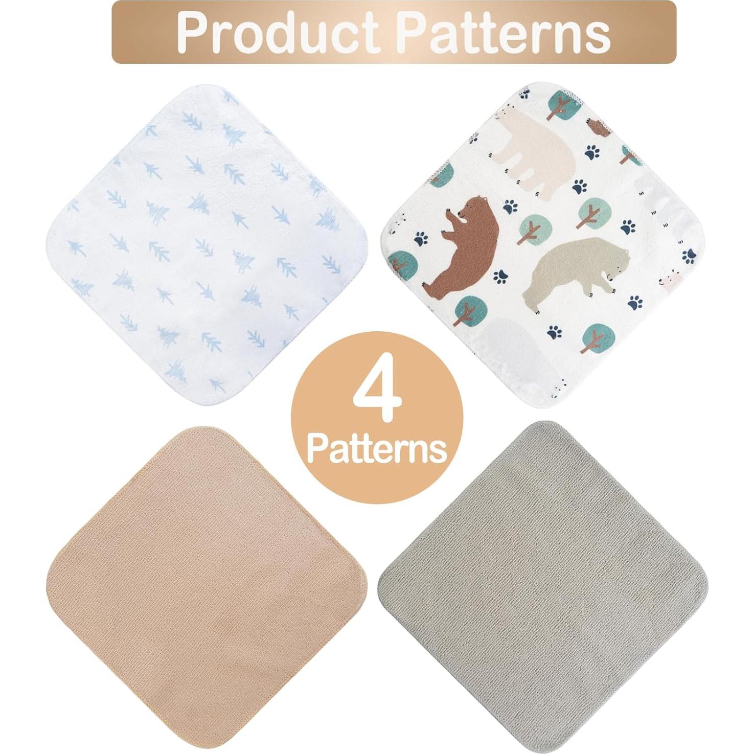 Toallitas de Baño Softan para Bebés 24 Pcs Ultra Suaves 22.86 cm