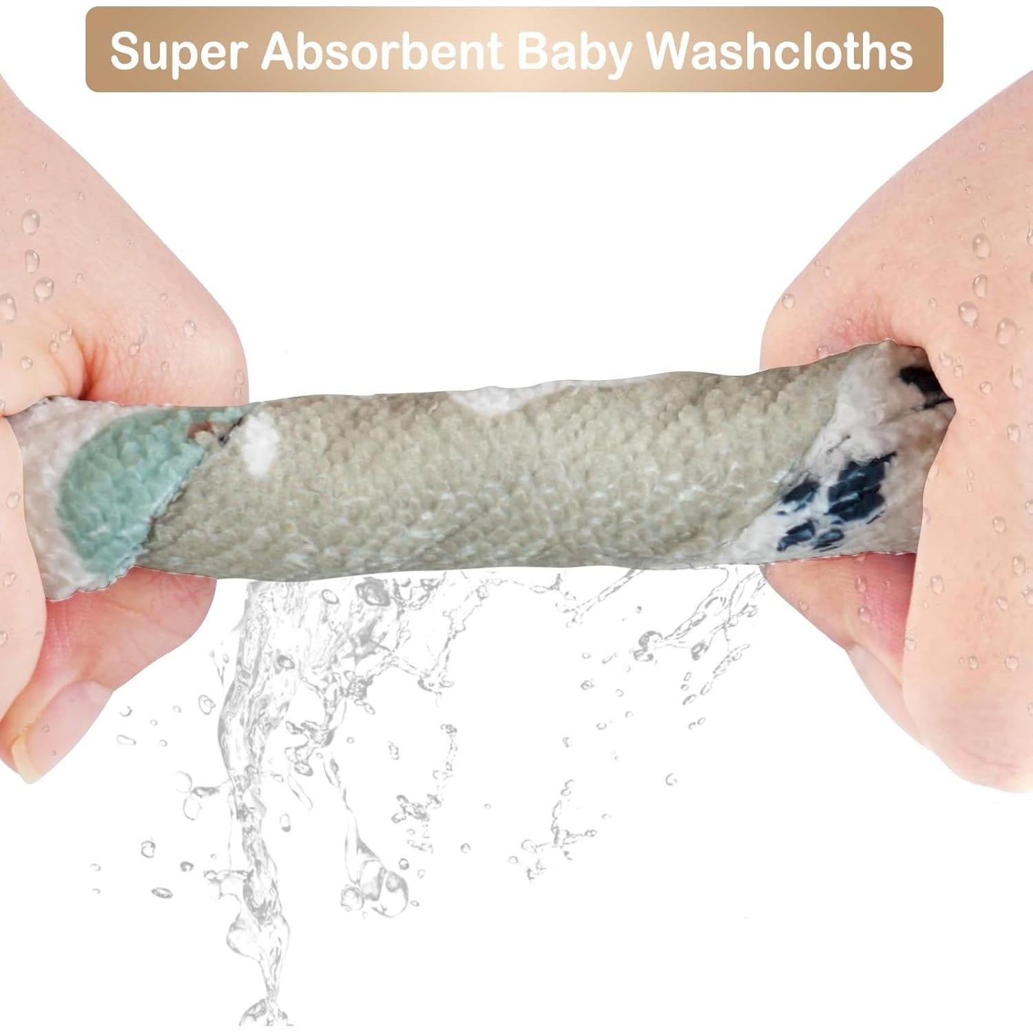 Toallitas de Baño Softan para Bebés 24 Pcs Ultra Suaves 22.86 cm