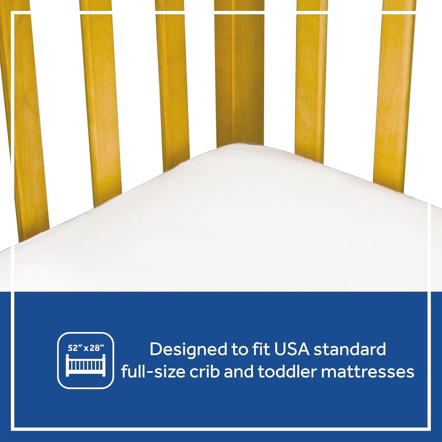 Protector de colchón impermeable Sealy Baby 132x71 cm - Blanco