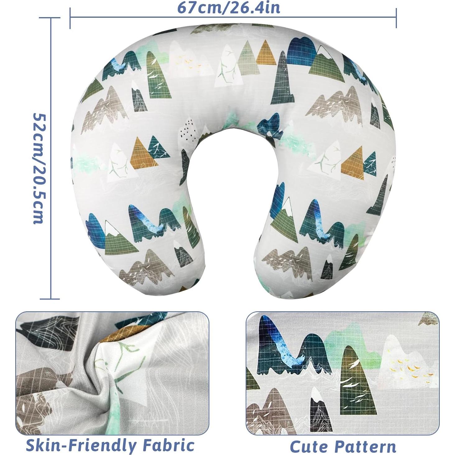 Funda de Almohada de Lactancia TANOFAR Montaña Aventura 66x51cm