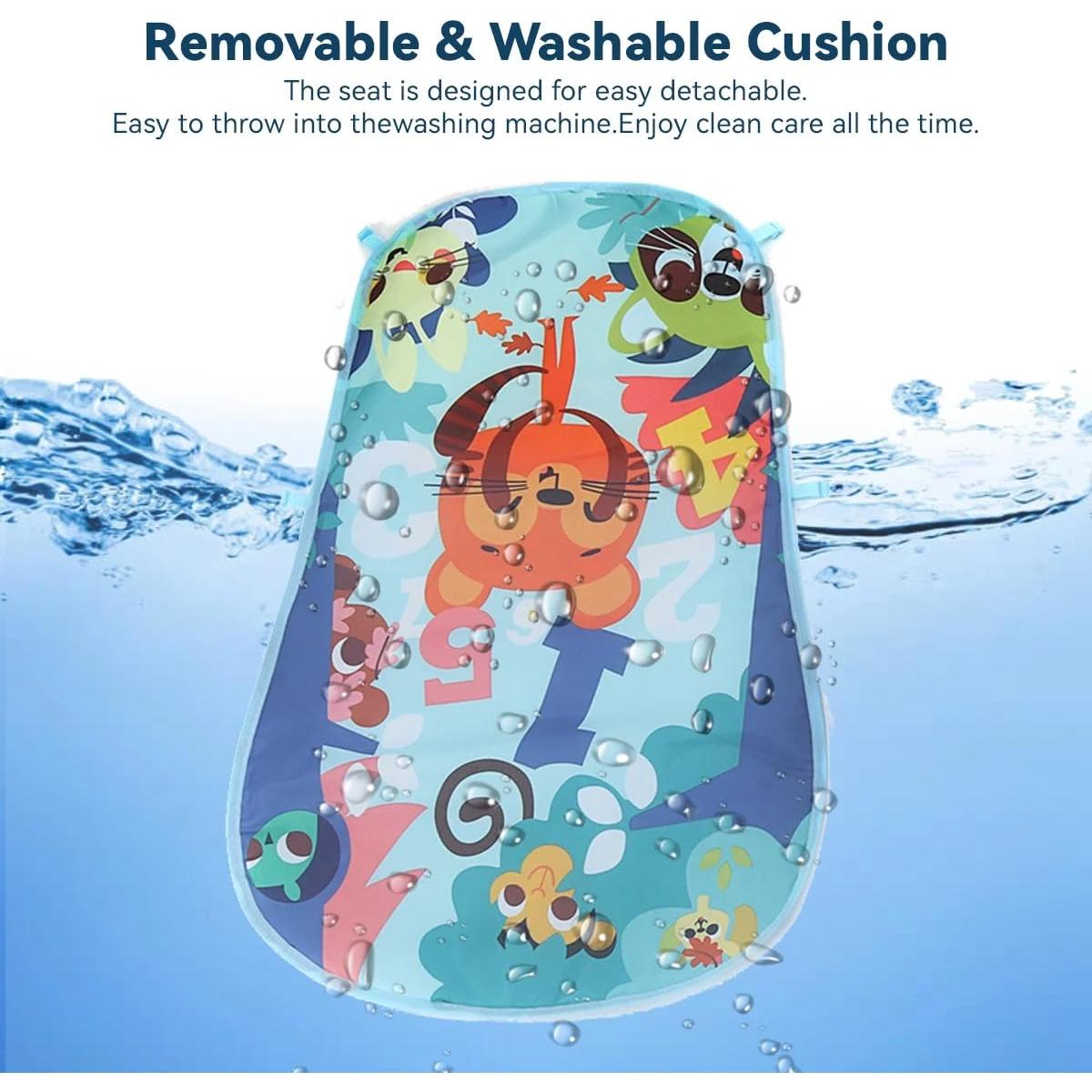 Alfombra de Juego Musical GUGUKUKU para Bebés 6 en 1 Azul