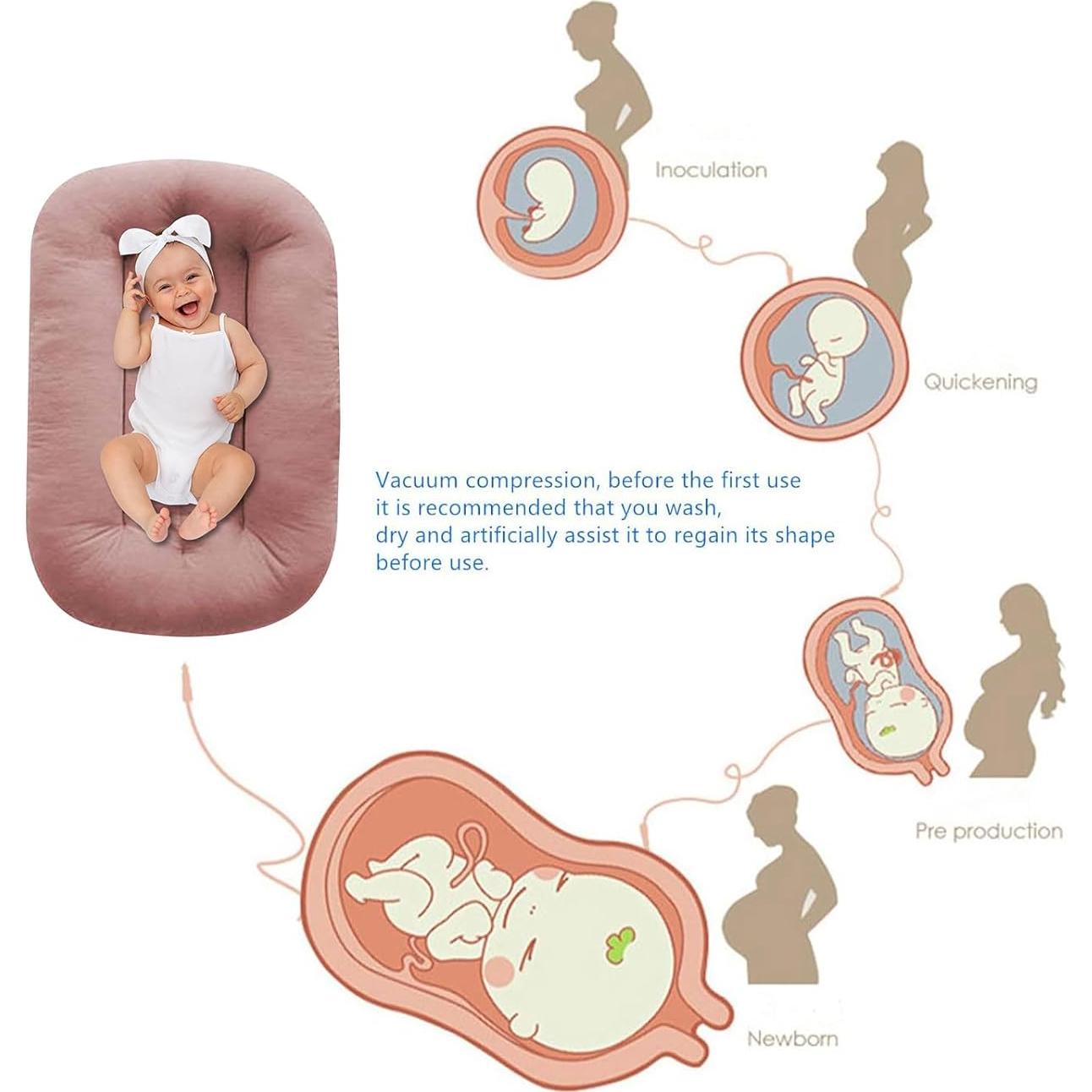 Cojín para Bebés Lucakuins Diseño Biónico Algodón Orgánico
