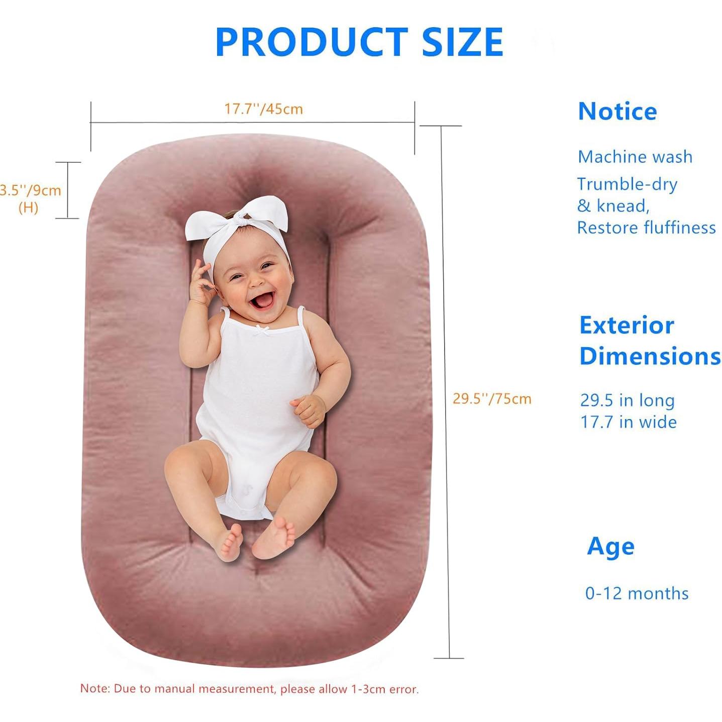 Cojín para Bebés Lucakuins Diseño Biónico Algodón Orgánico