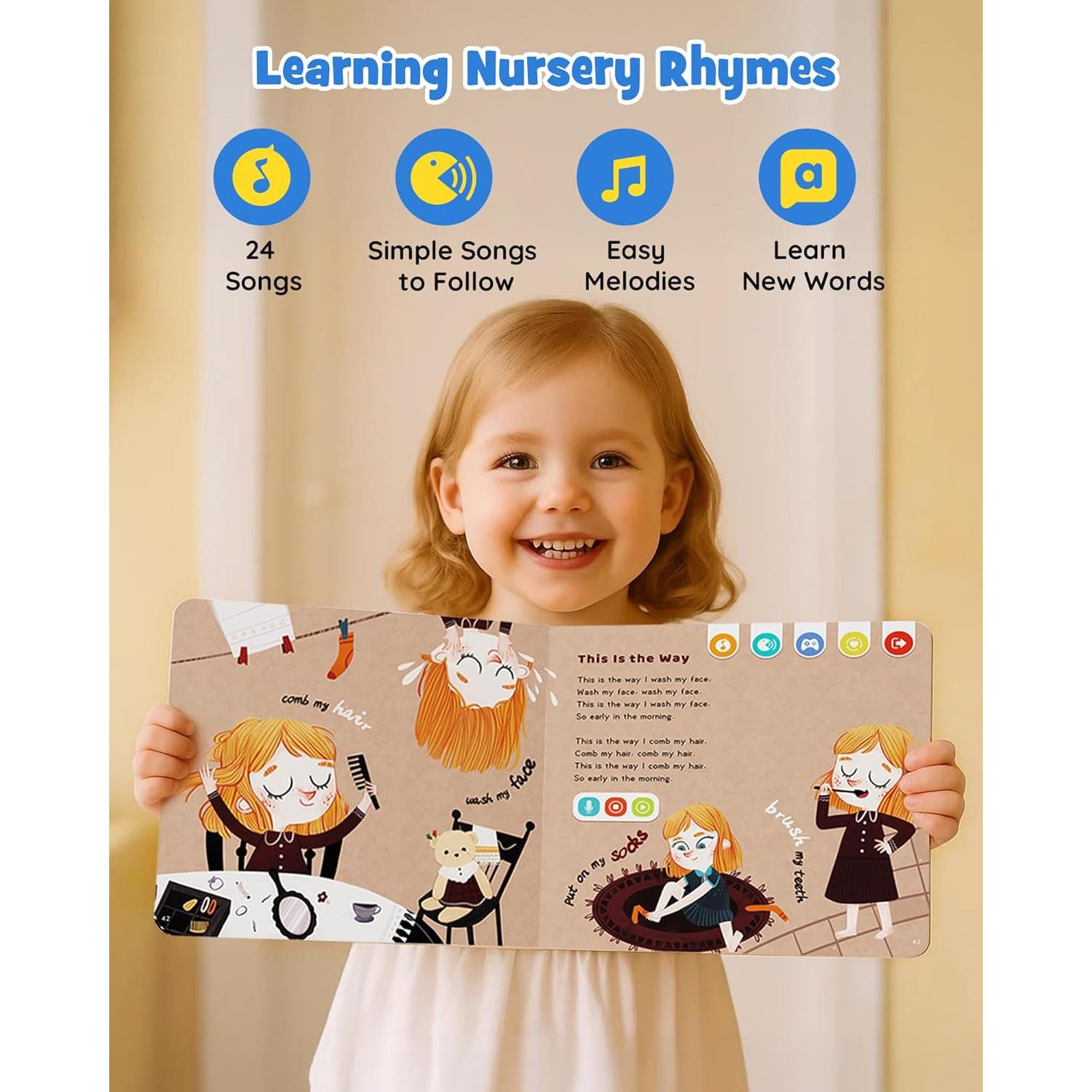 Conjunto de Libros con Lápiz Hablante TEKFUN - Rimas Infantiles