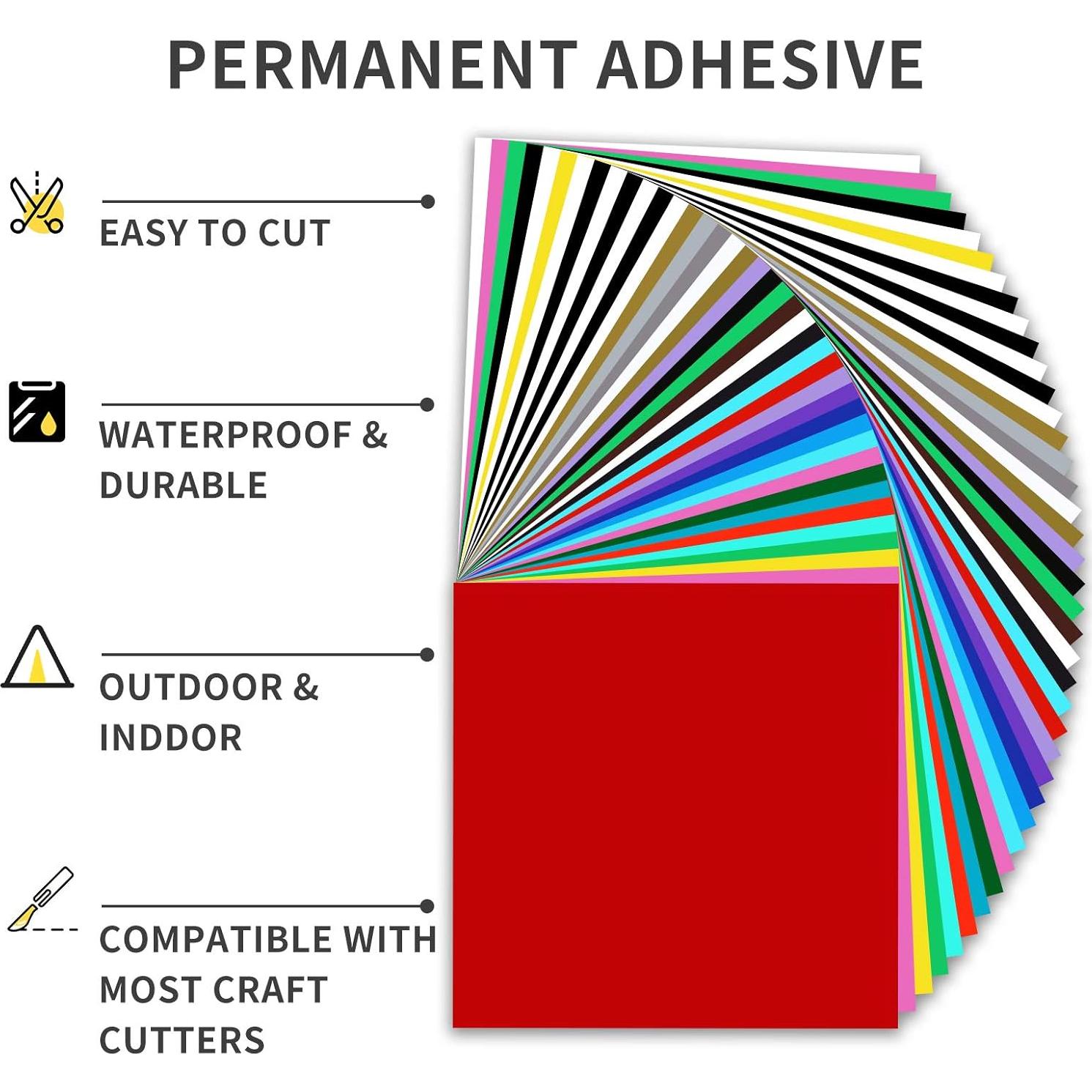 Vinilo Adhesivo Permanente iImagine 40 Hojas 30.48x30.48 cm