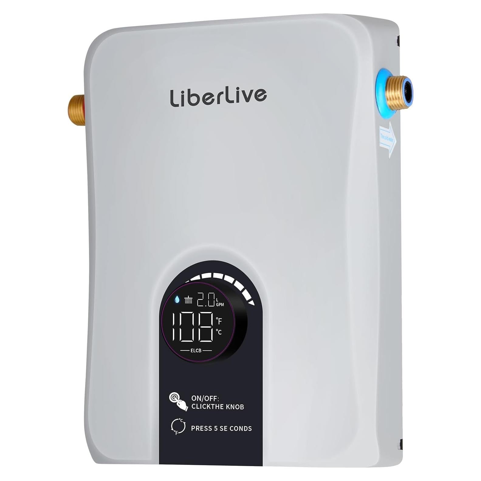 Calentador de Agua Eléctrico Sin Tanque LiberLive 11kW 240V