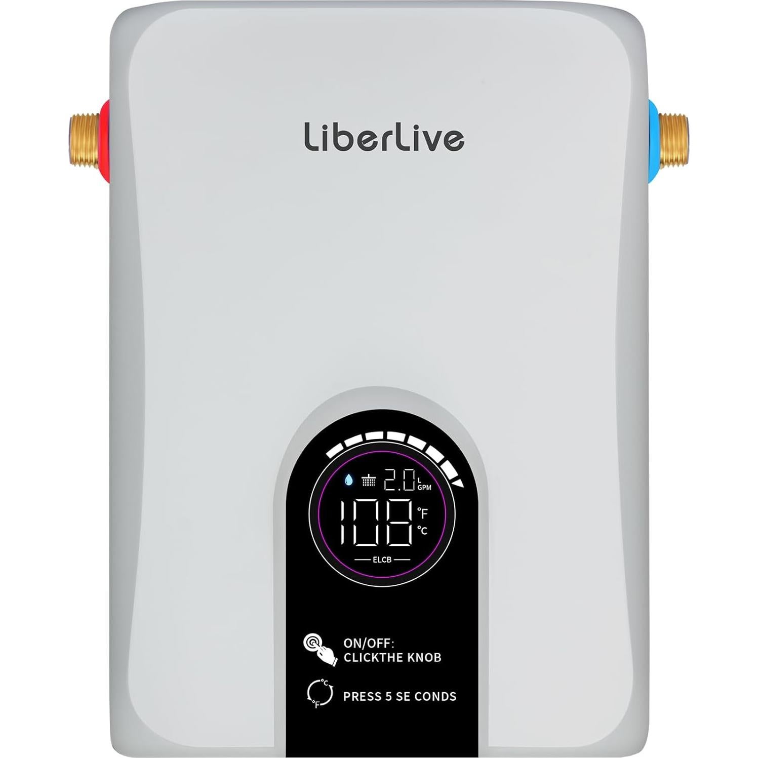Calentador de Agua Eléctrico Sin Tanque LiberLive 11kW 240V