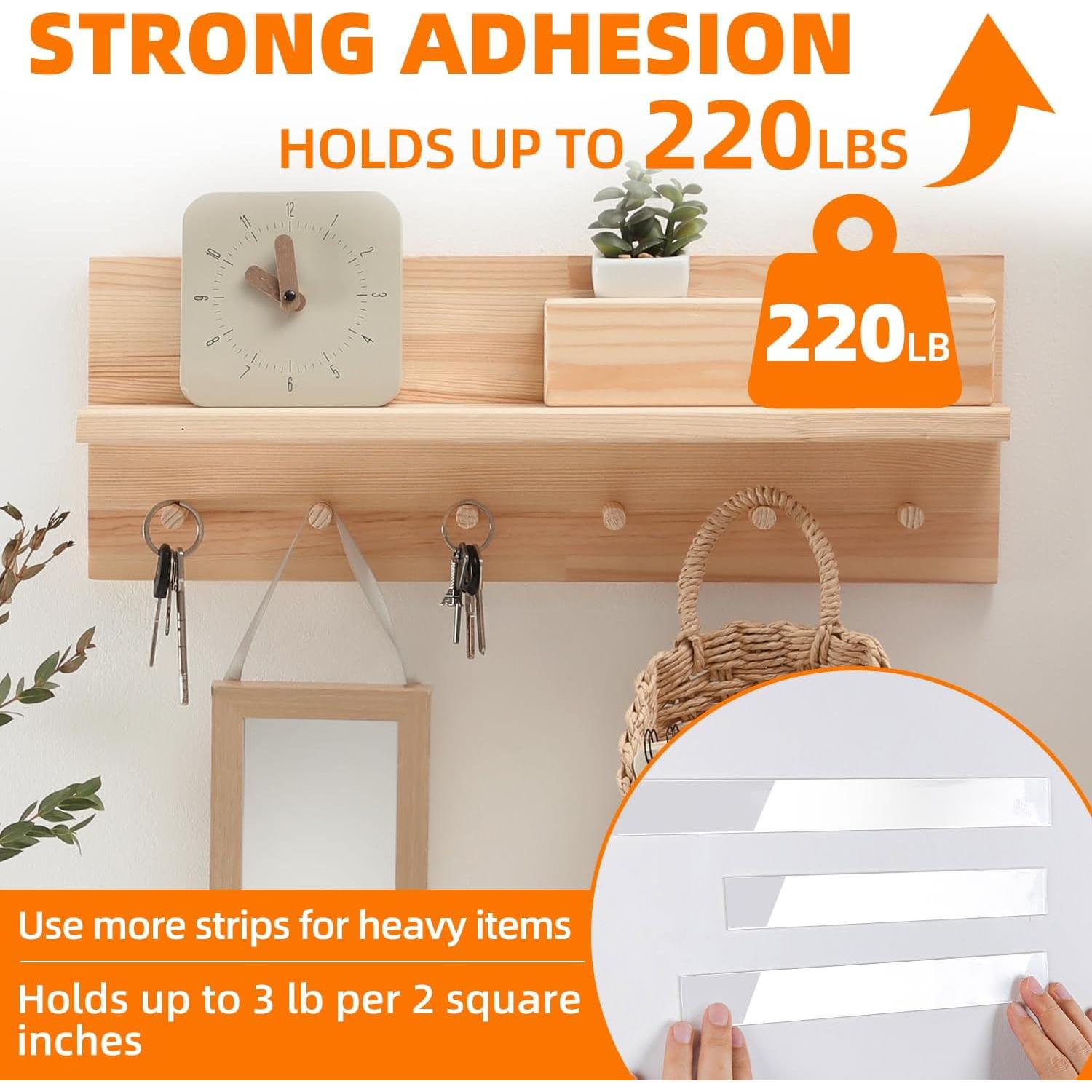 Cinta Doble Cara Deli 3.05m Transparente Resistente al Agua