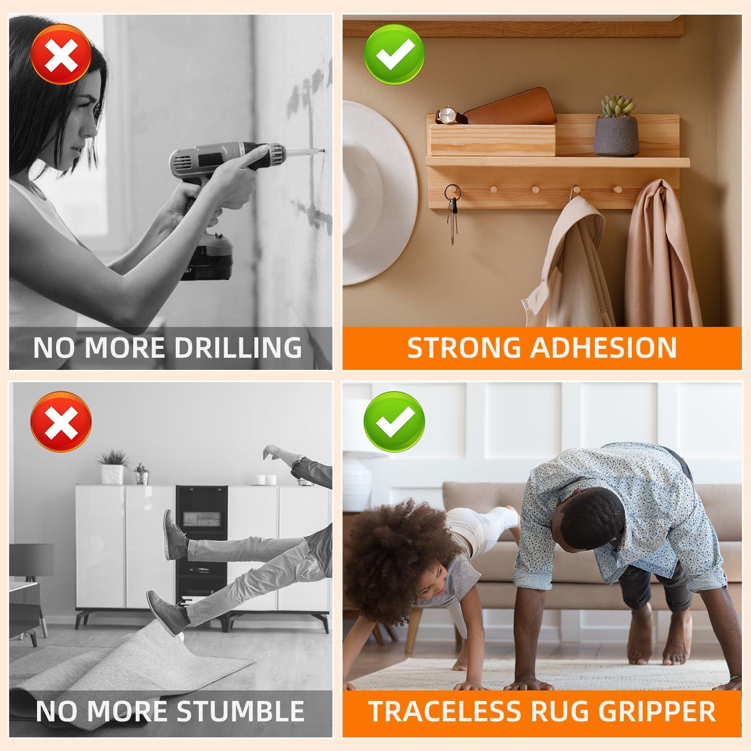 Cinta Doble Cara Deli 3.05m Transparente Resistente al Agua