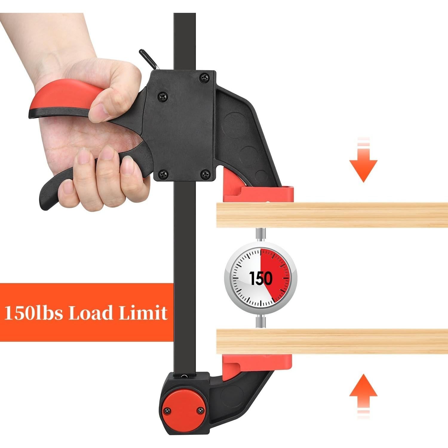 Juego de 10 Abrazaderas de Barra DkOvn 30.48cm y 15.24cm